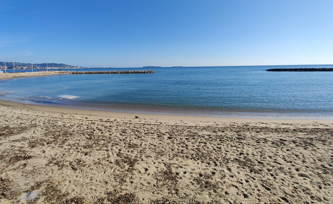 Photo de Plage du Sable d'Or avec sable fin et lumineux de surface