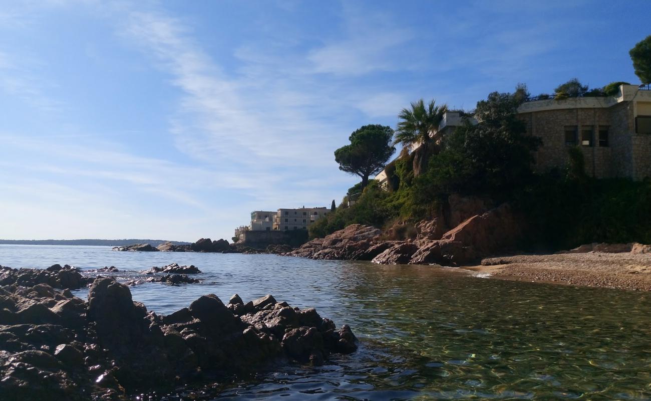 Photo de Plage de la Mirandole avec galets beige de surface