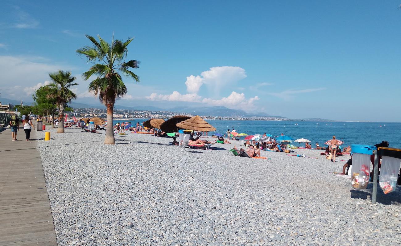 Photo de Plage de la Batterie avec caillou fin clair de surface