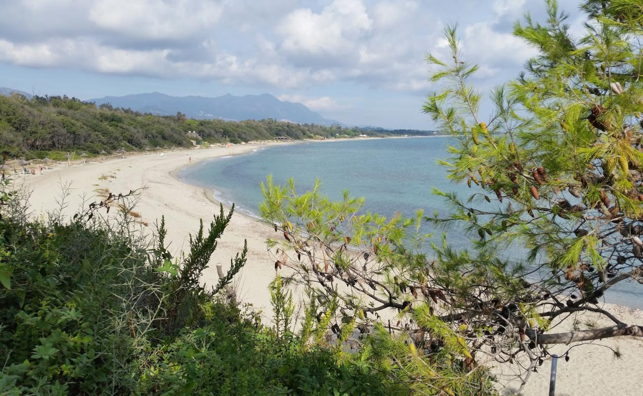 Photo de Baghera beach avec sable beige de surface