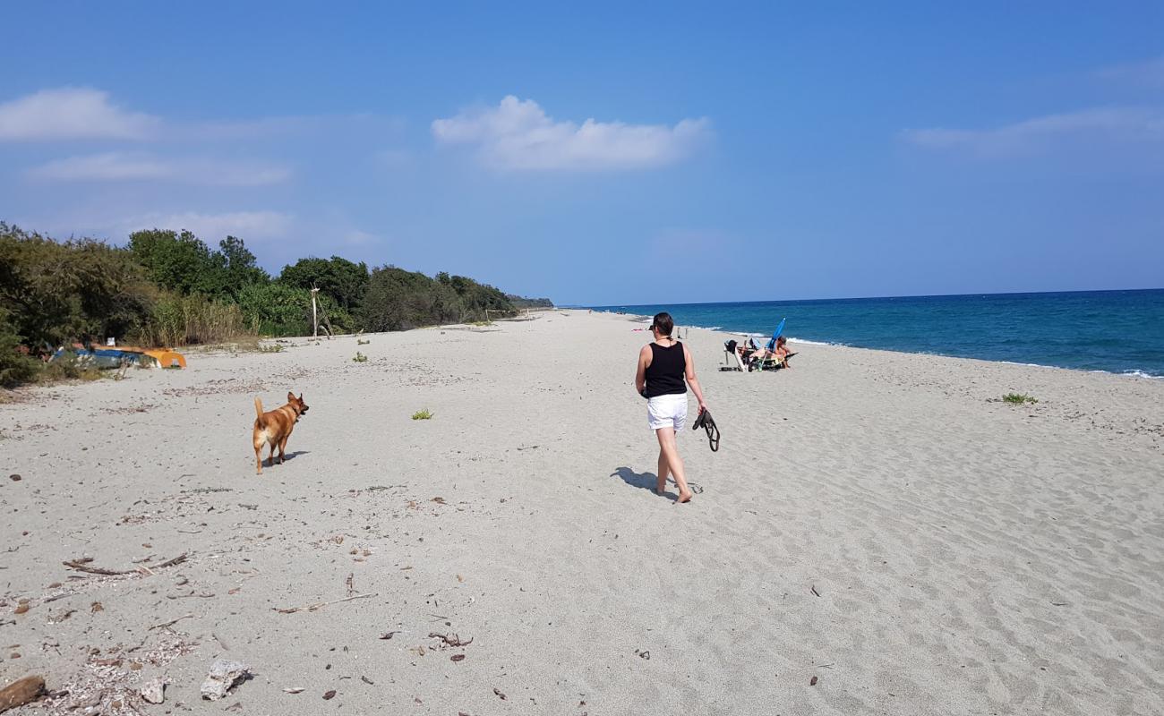 Photo de Marine de Bravone avec sable lumineux de surface