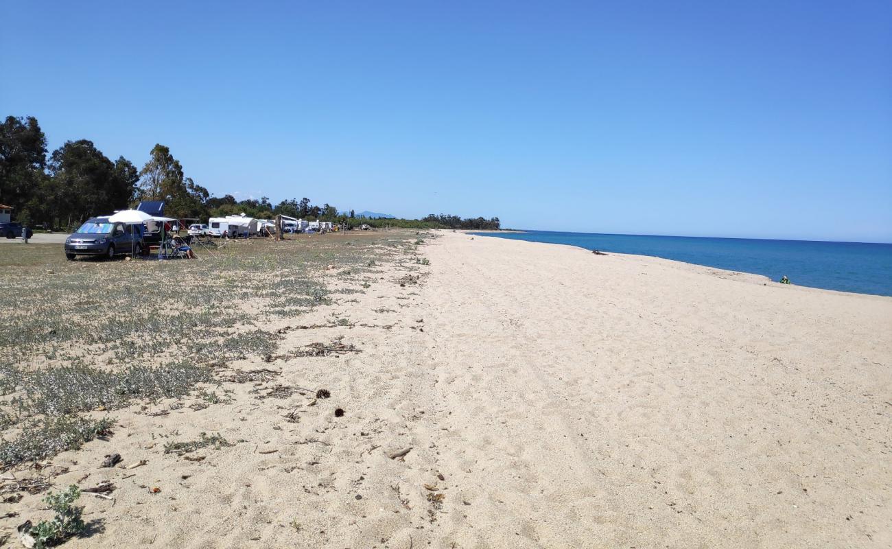 Photo de Marina Di Funtanaccia avec sable lumineux de surface