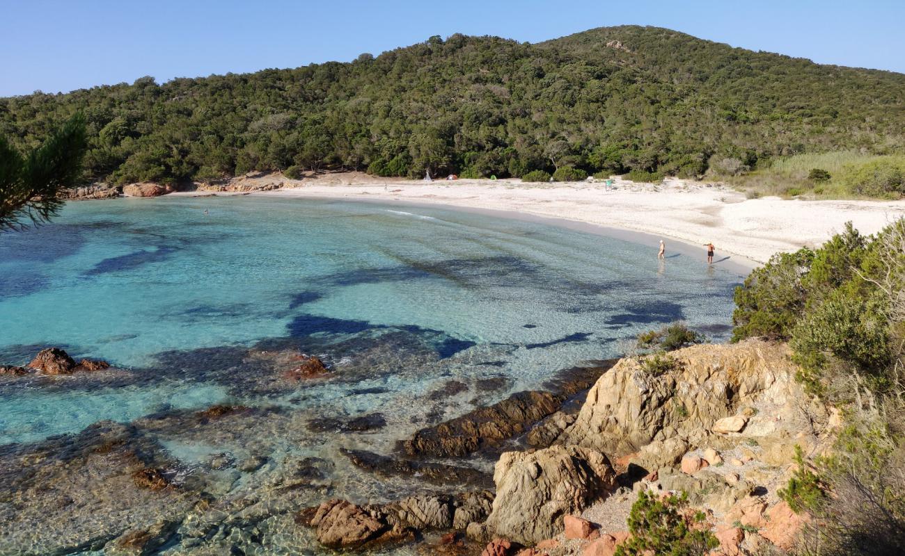 Photo de Plage De Carataggio avec sable lumineux de surface