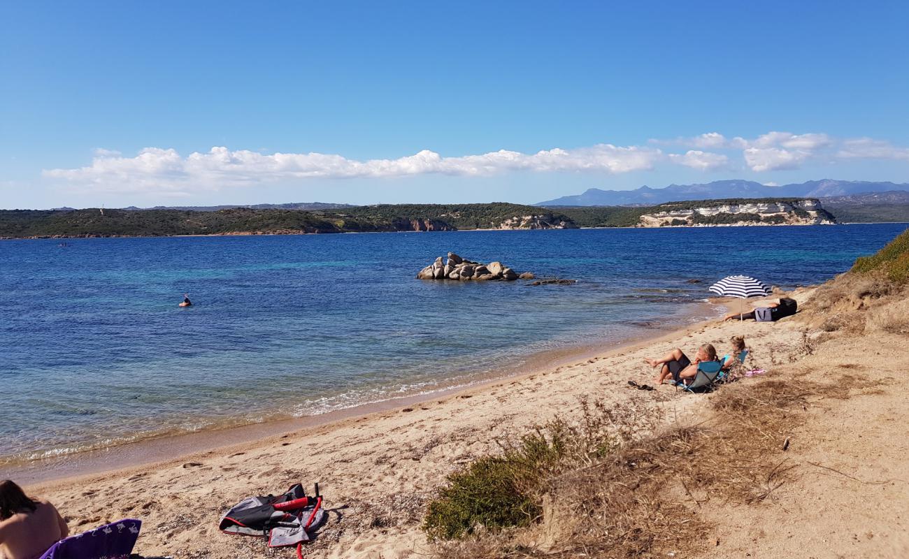Photo de Sant' Amanza avec sable gris de surface