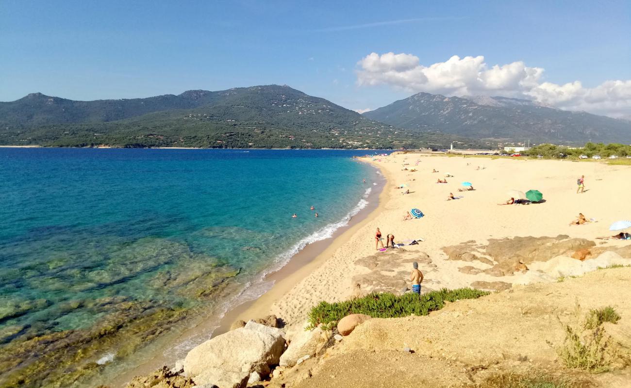 Photo de Purraja beach avec sable fin et lumineux de surface