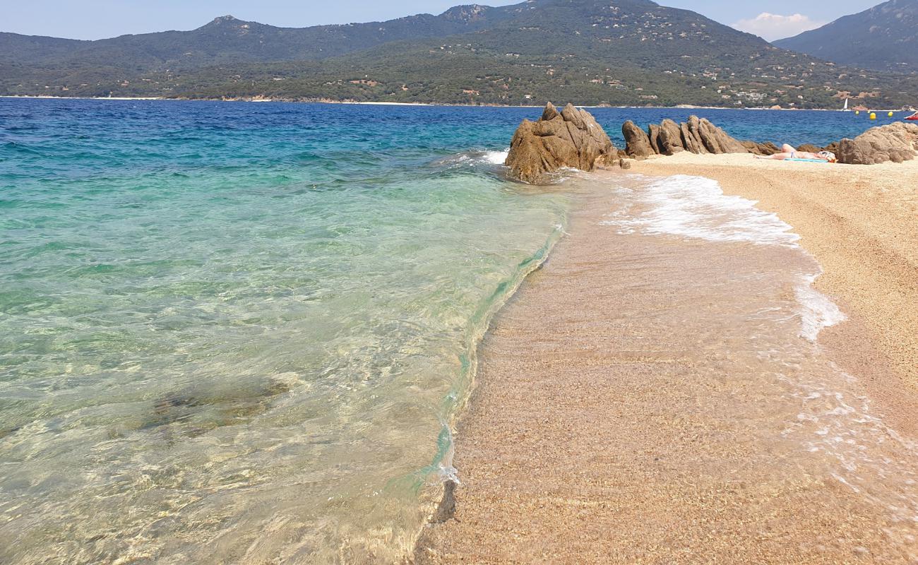 Photo de Plage du Lido avec sable beige fin de surface