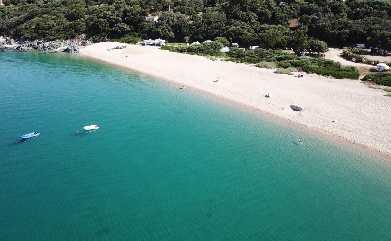 Photo de Campitellu beach avec sable fin et lumineux de surface