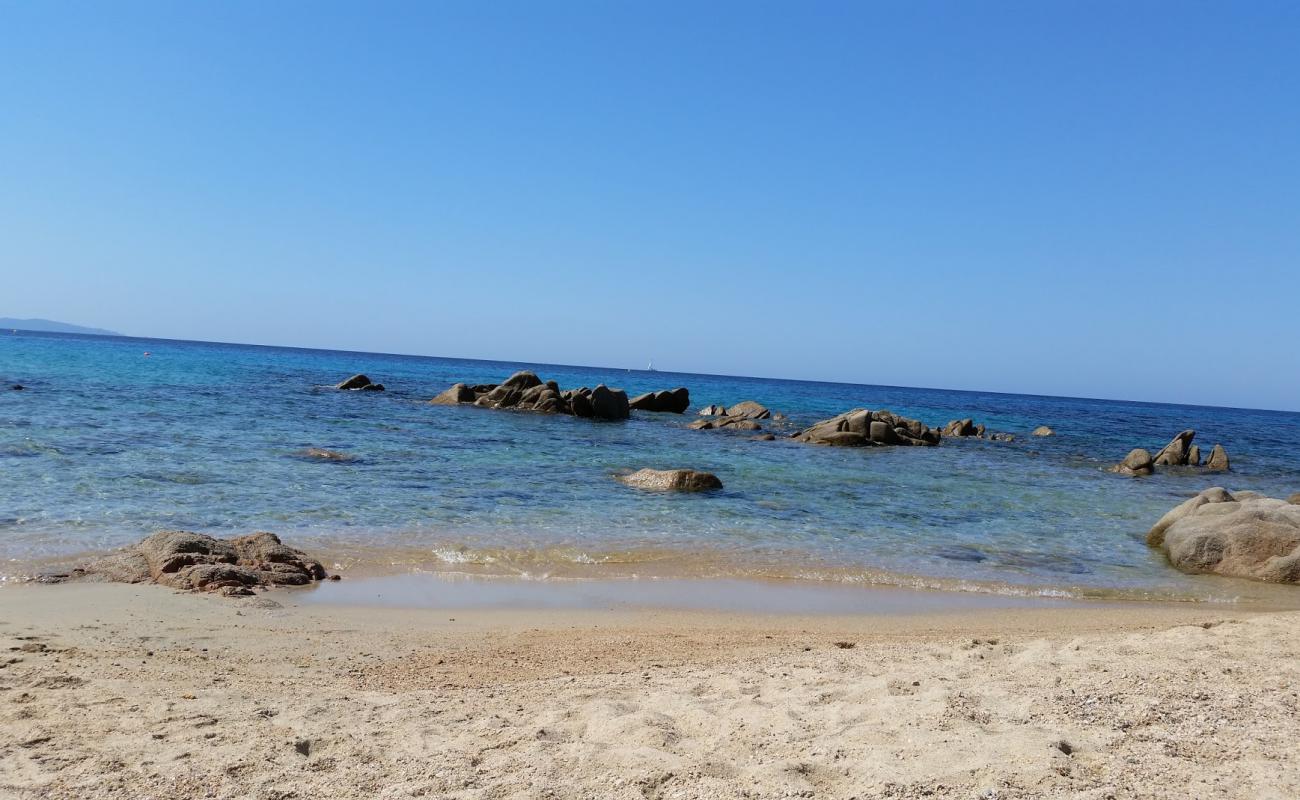 Photo de Agosta beach II avec sable beige de surface