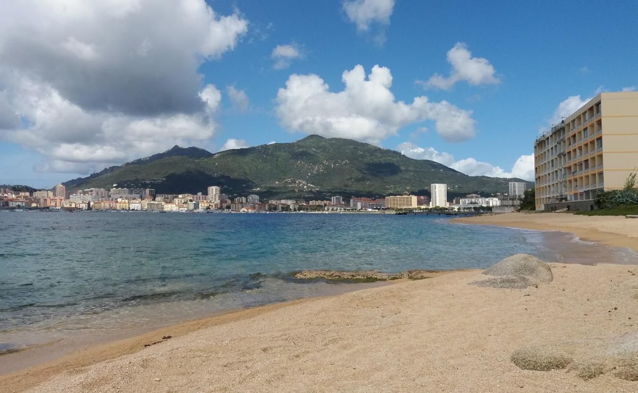 Photo de Corse Azur avec sable fin et lumineux de surface