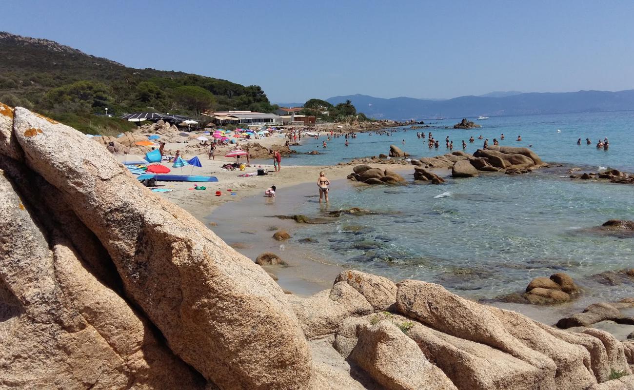 Photo de Ajaccio beach II avec sable lumineux de surface