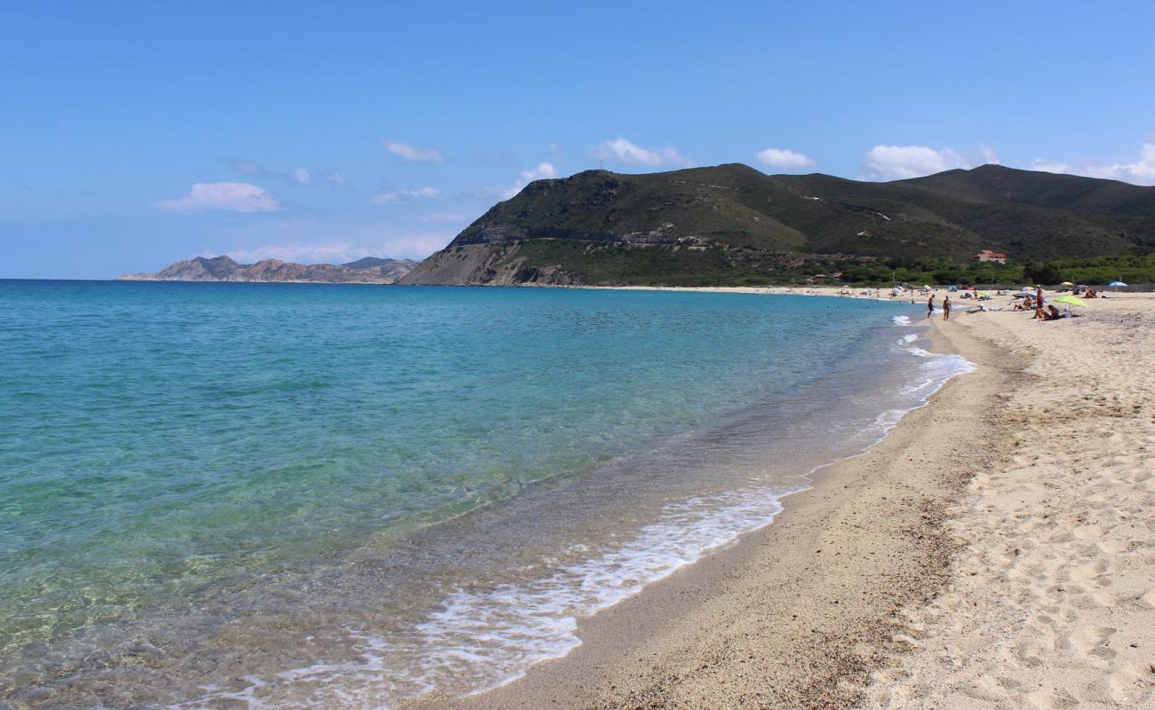 Photo de Plage de Losari avec sable fin et lumineux de surface