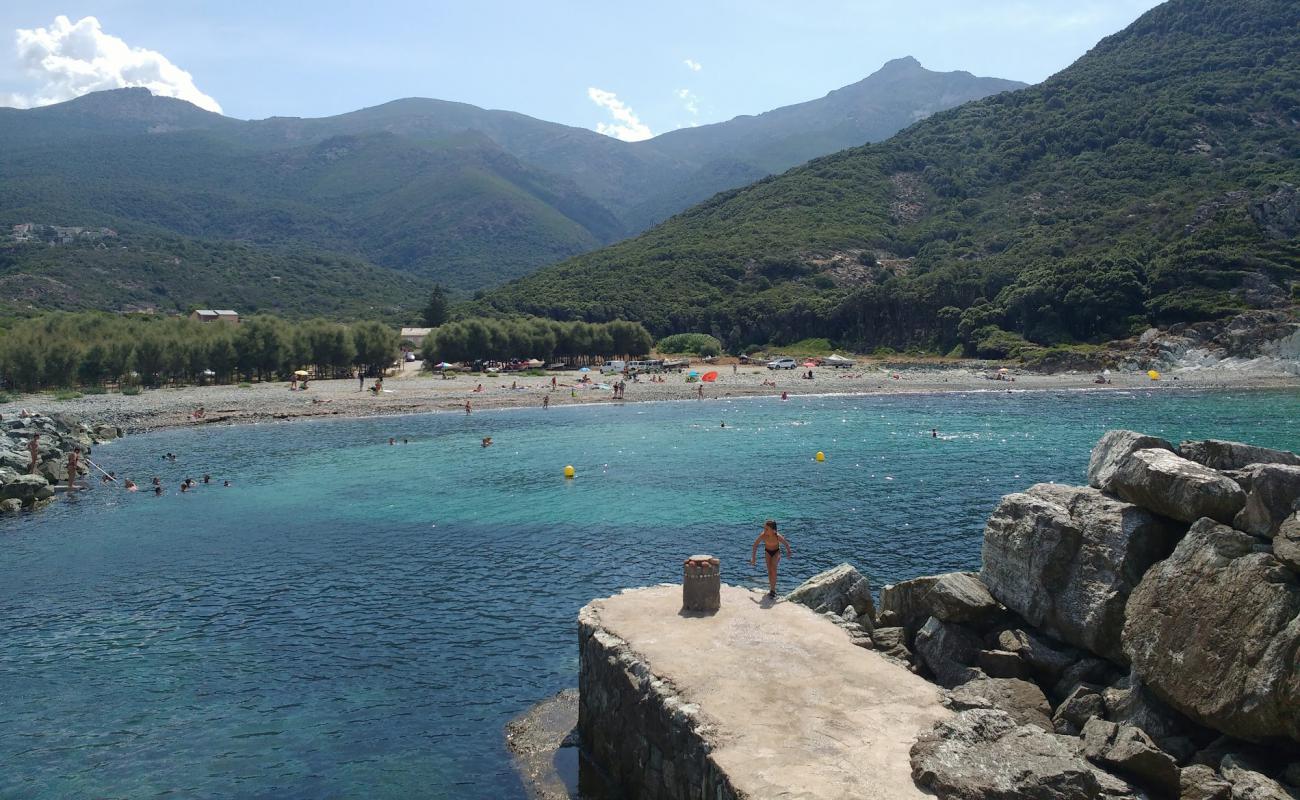 Photo de Giottani beach avec terrain rocheux de surface