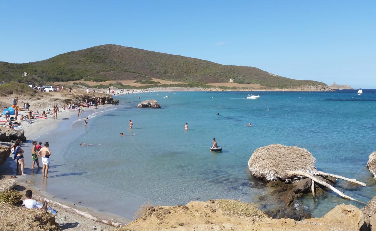 Photo de Plage De Tamarone avec sable lumineux de surface