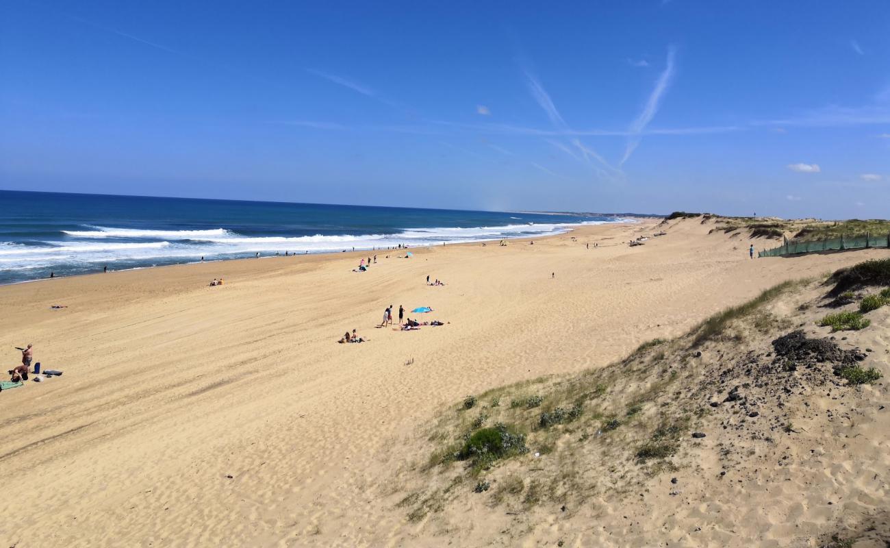 Photo de Plage de Labenne avec sable lumineux de surface