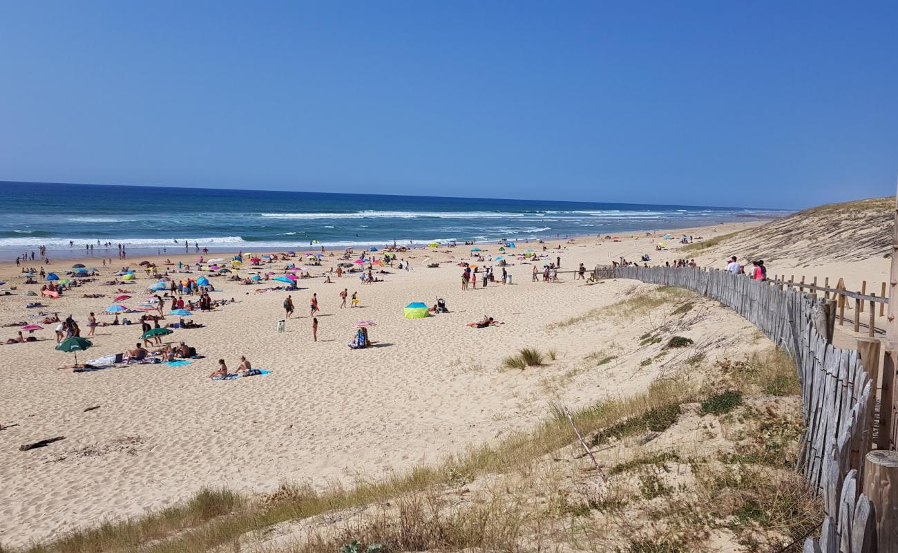 Photo de Soustons Plage avec sable blanc de surface