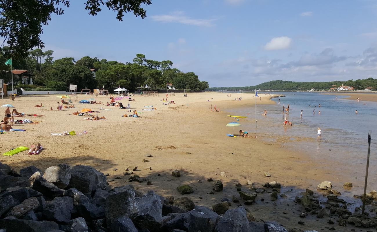 Photo de Plage des Chênes-Lièges avec sable beige de surface