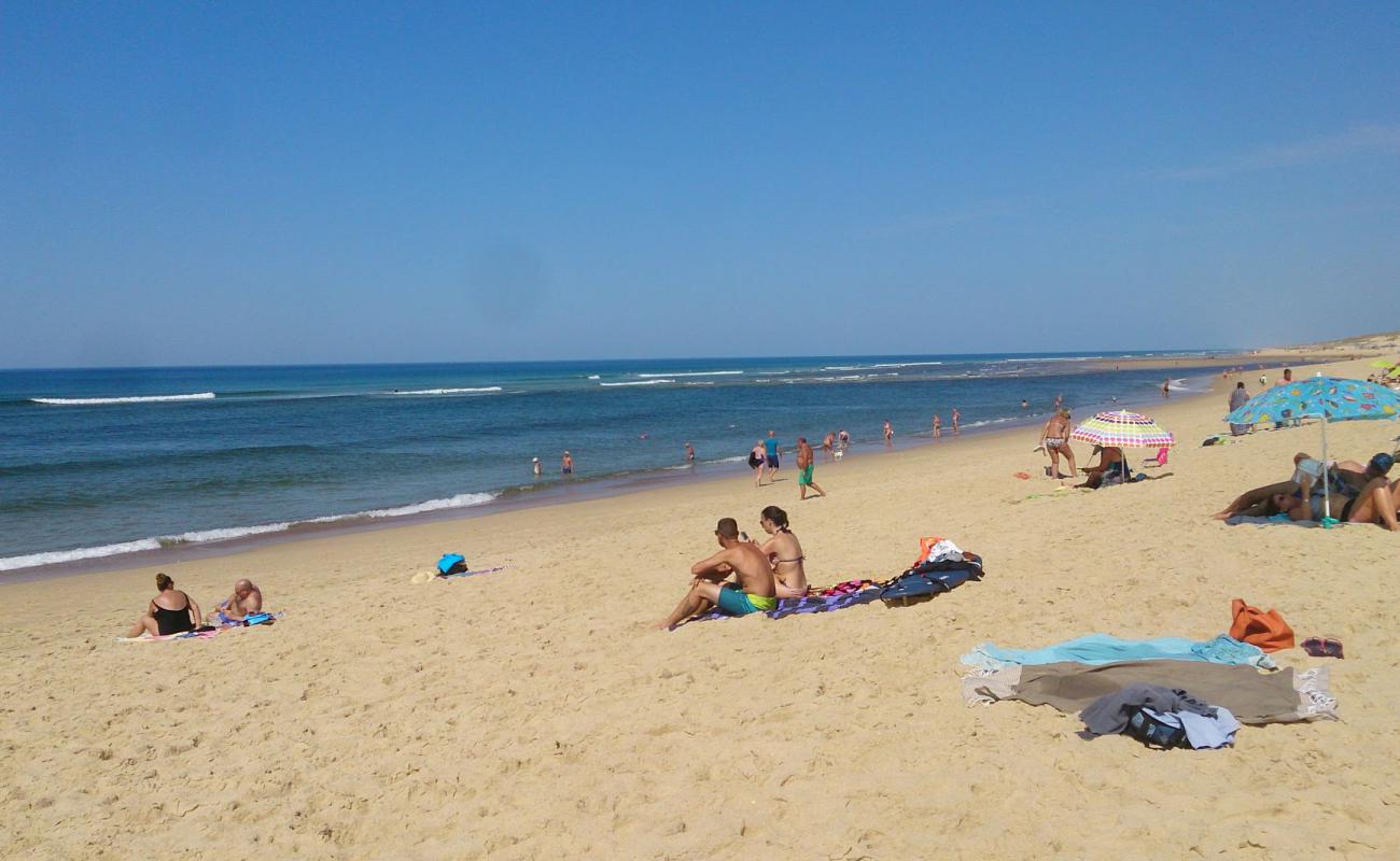 Photo de Plage de Moliets avec sable blanc de surface