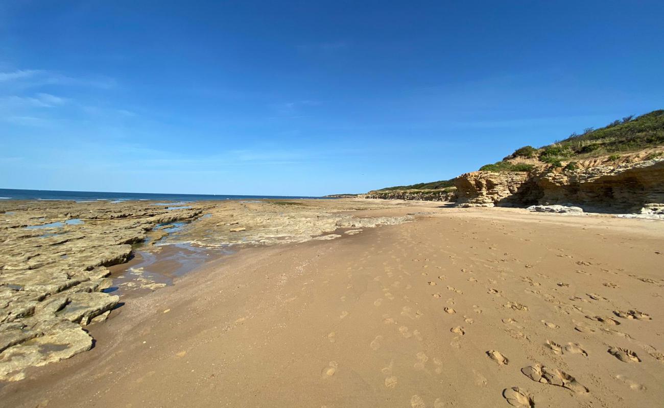 Photo de Ragounite beach avec sable brillant et rochers de surface