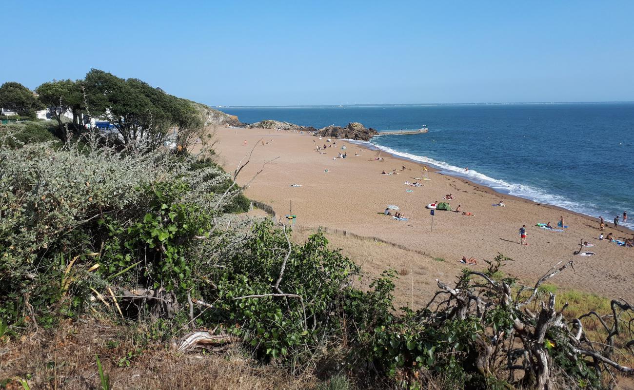 Photo de Saint-Marc beach avec sable brillant et rochers de surface