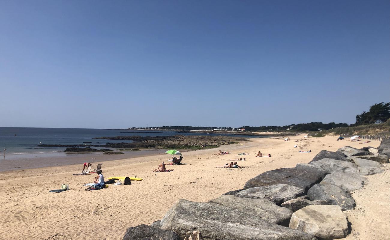 Photo de Plage de Ker Elisabeth avec sable lumineux de surface