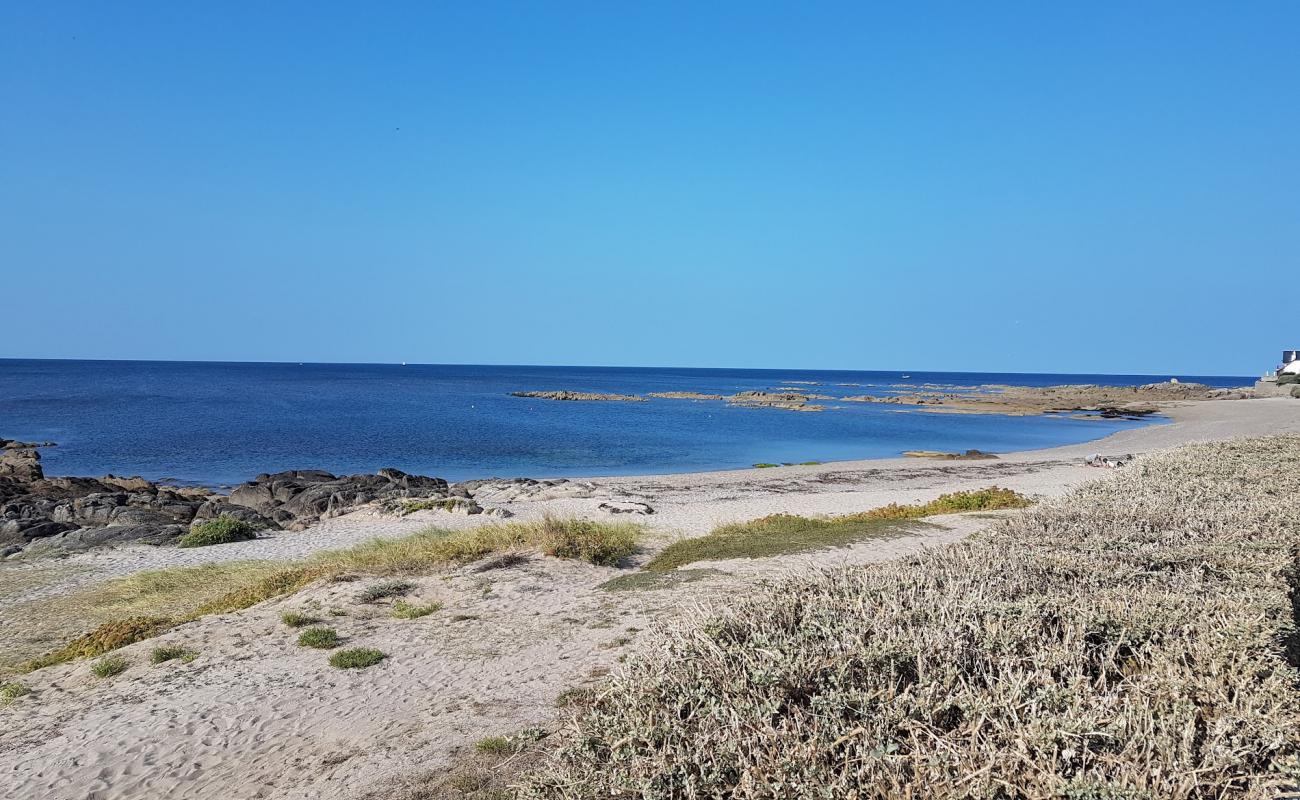 Photo de Plage de Port Lorec avec sable beige de surface