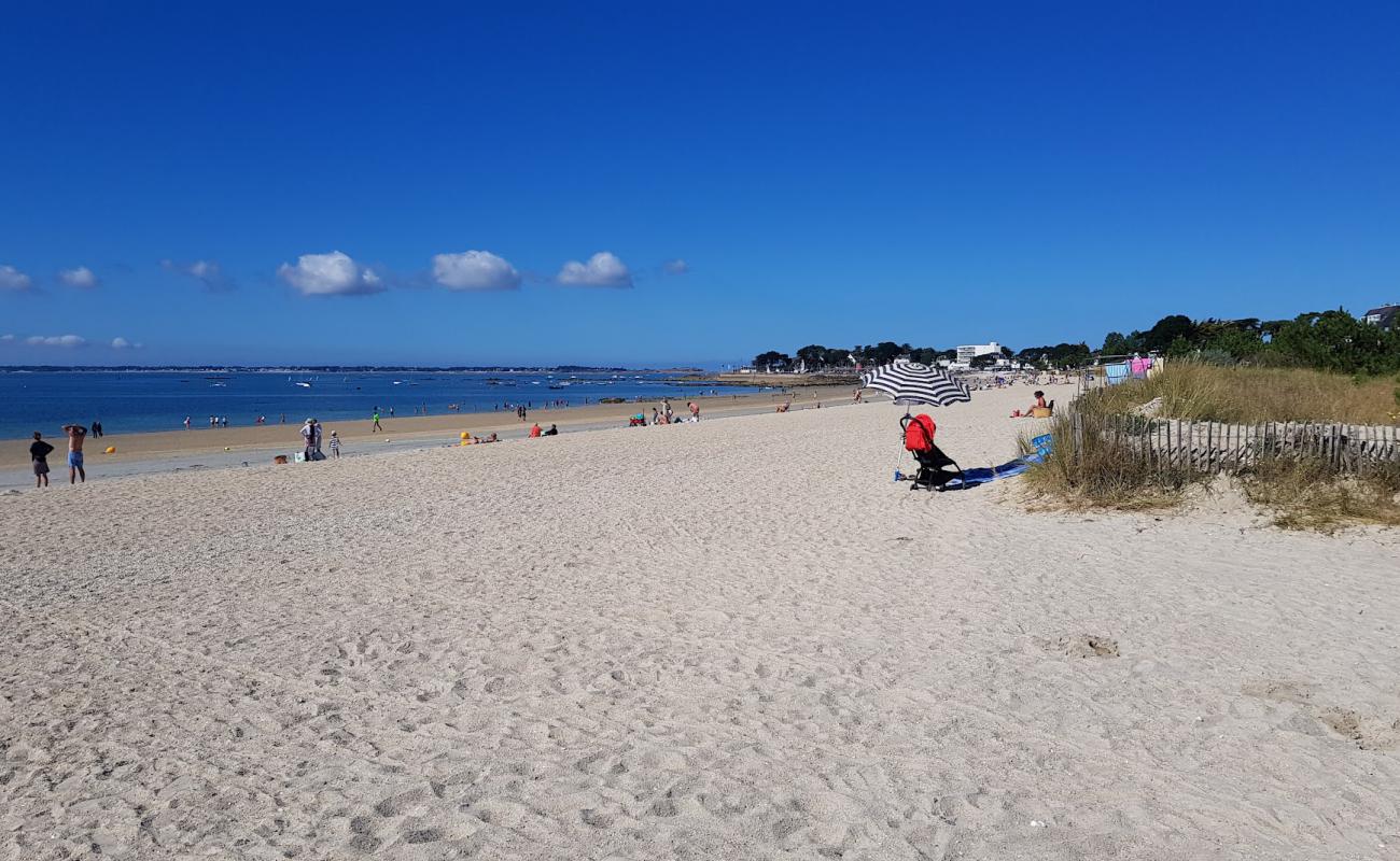 Photo de Plage de Carnac avec sable beige de surface