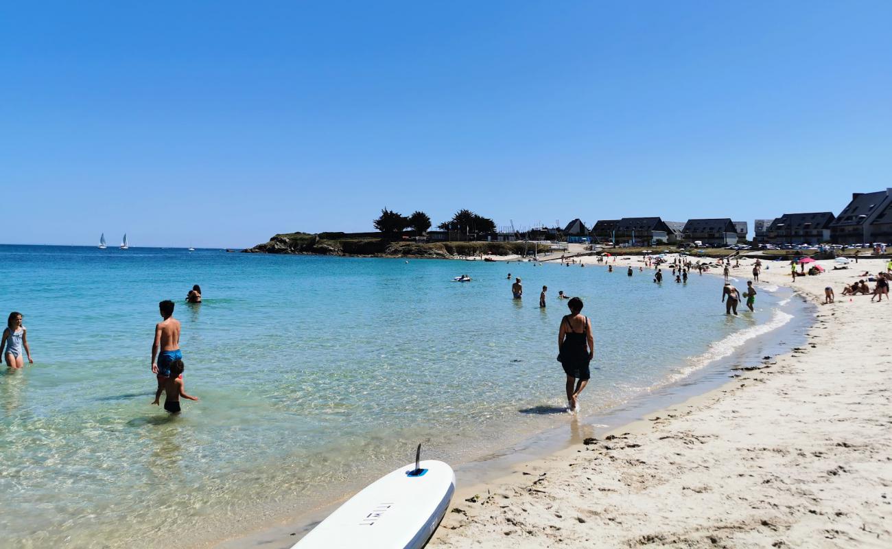 Photo de Plage du Porigo avec sable lumineux de surface