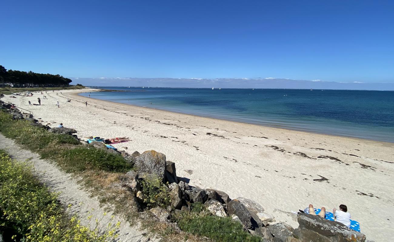 Photo de Plage du Conguel avec sable beige de surface