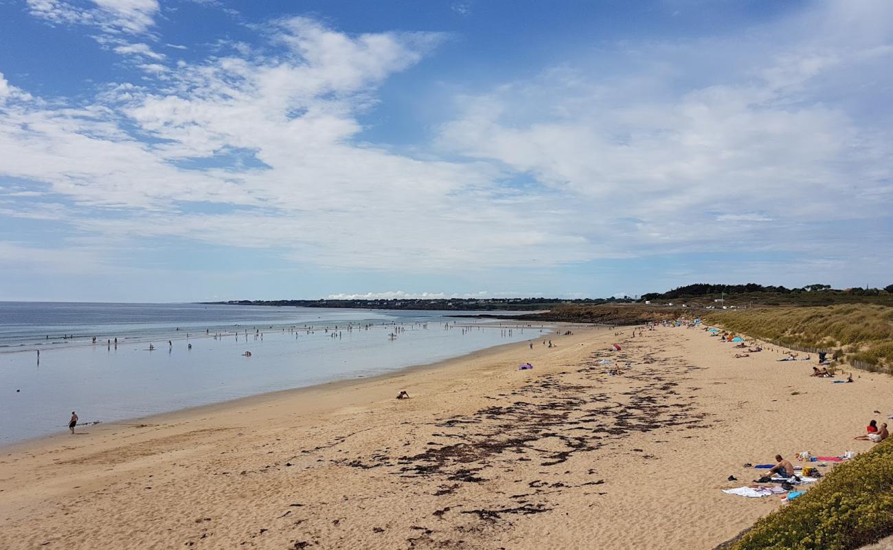 Photo de Plage de Pen er Malo avec sable lumineux de surface