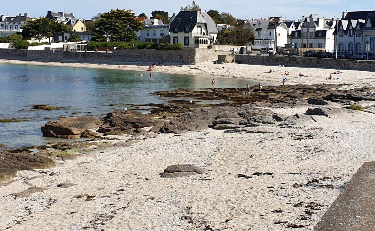 Photo de Plage de Cornouaille avec sable blanc de surface