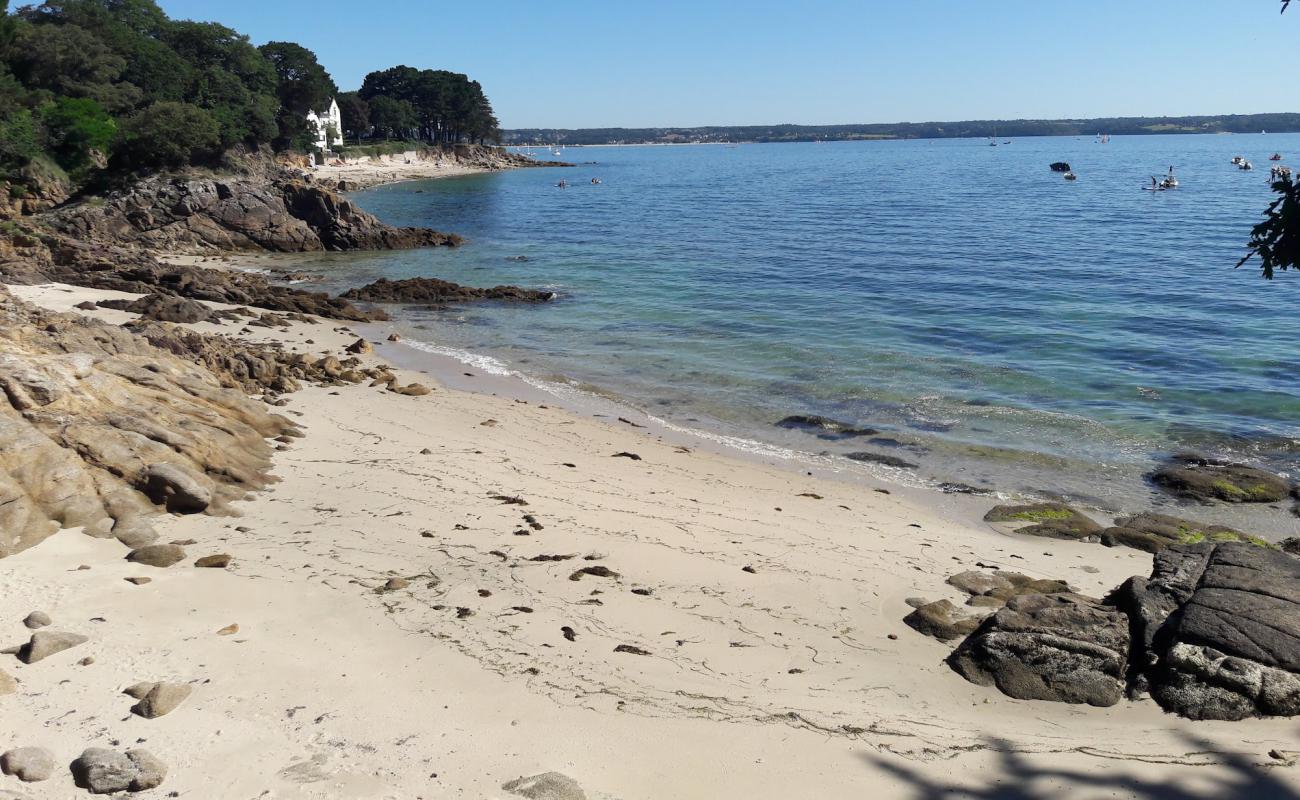 Photo de Plage de Kerveltrec avec sable beige de surface