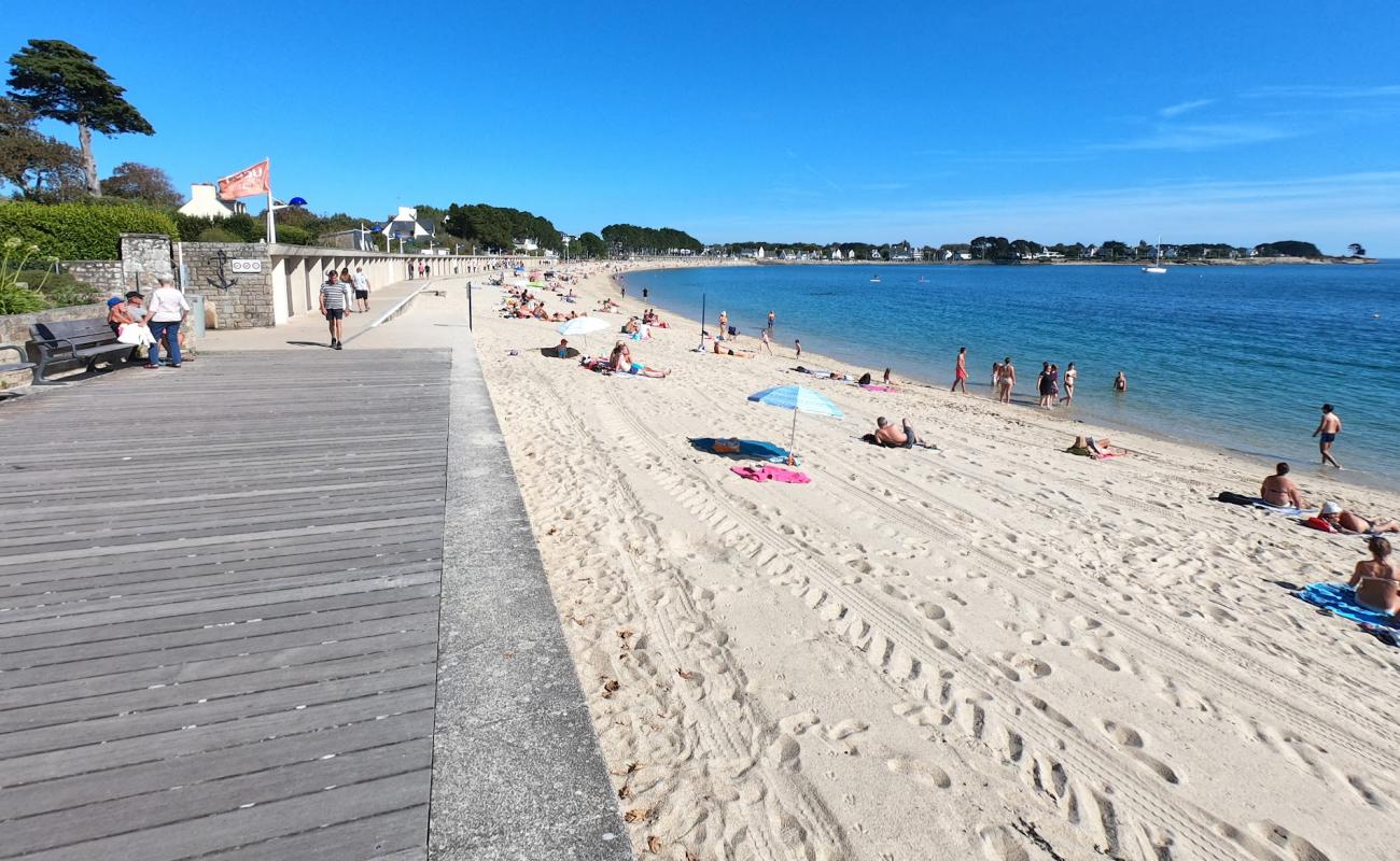 Photo de Plage Benodet avec sable beige de surface
