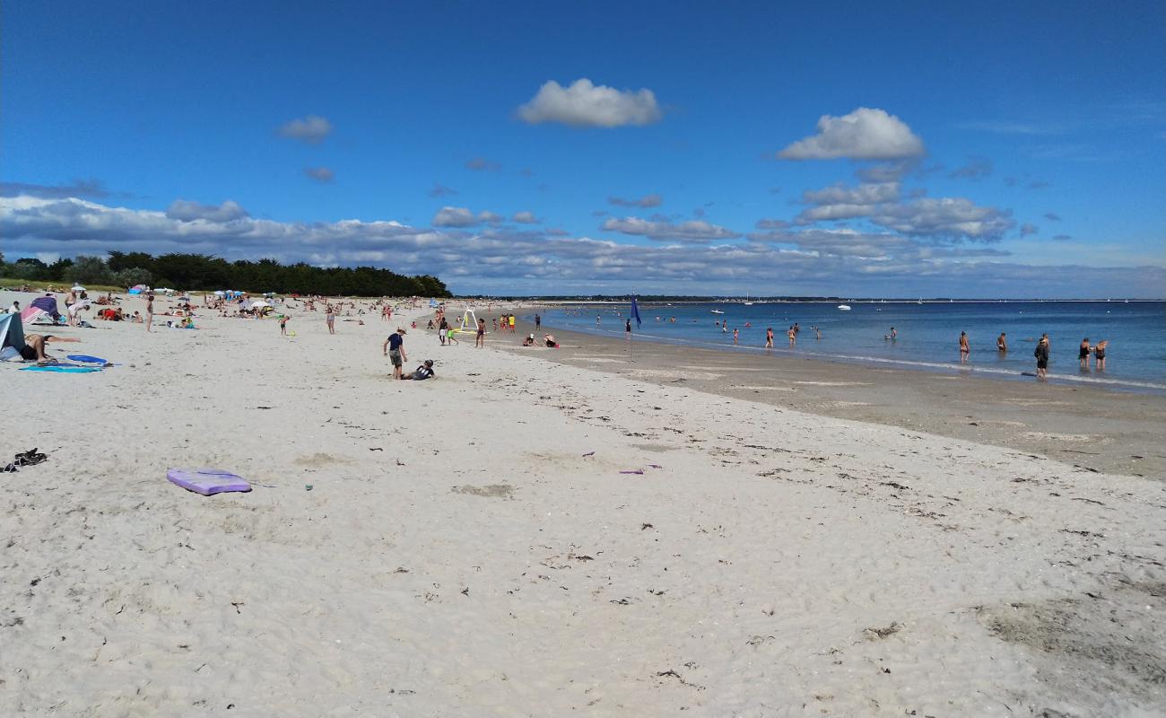 Photo de Plage de liIle-Tudy avec sable blanc de surface