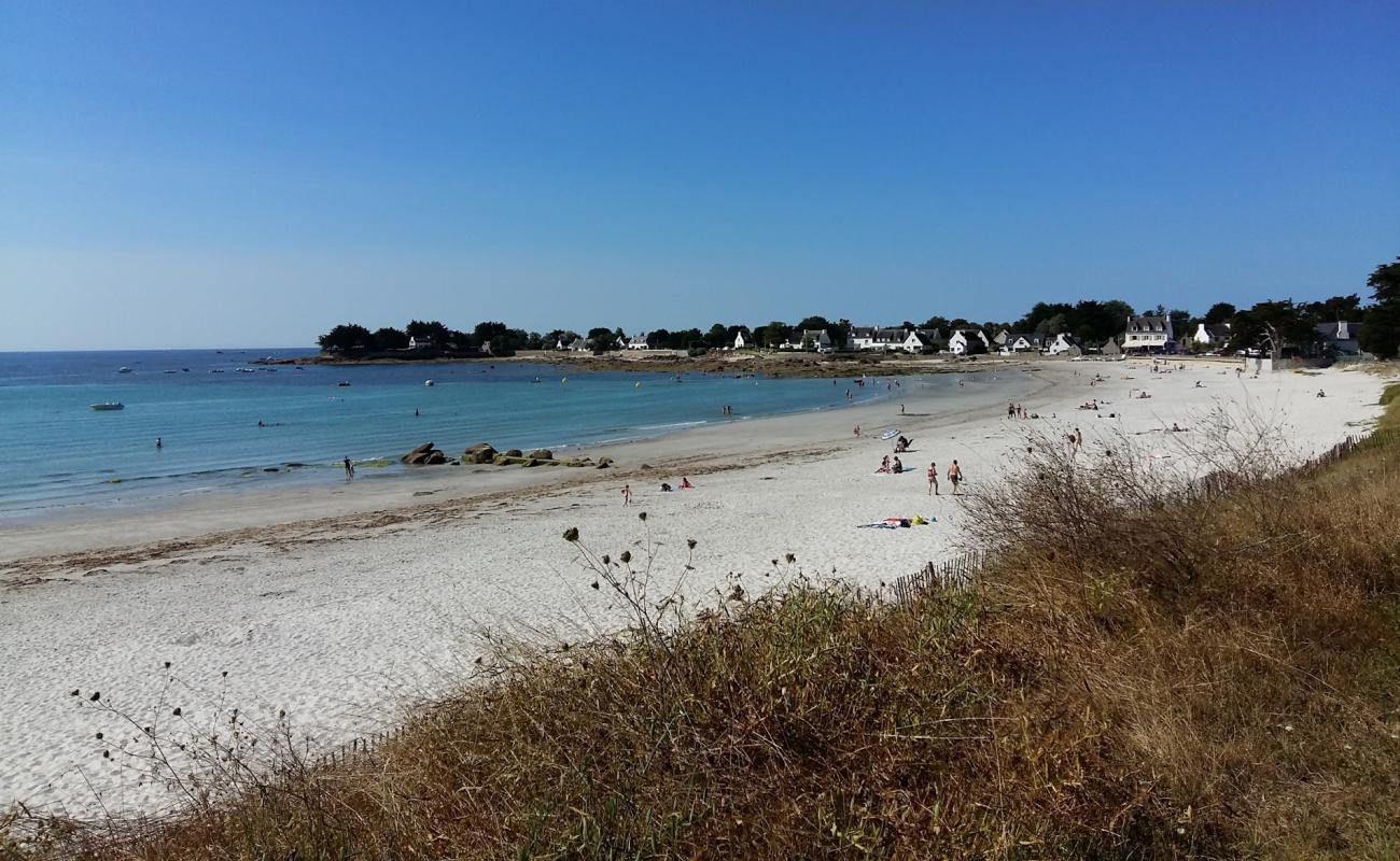 Photo de Plage de Lodonnec avec sable blanc de surface