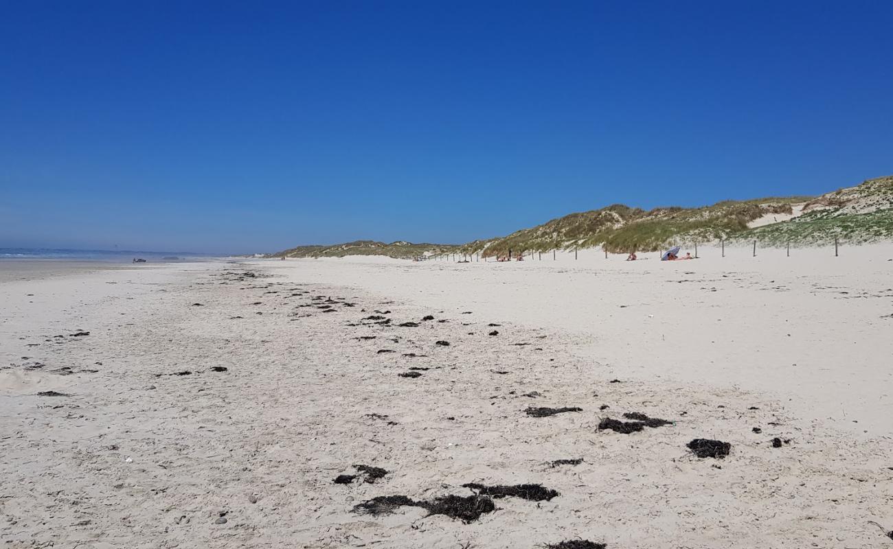 Photo de Plage de Tronoen avec sable lumineux de surface