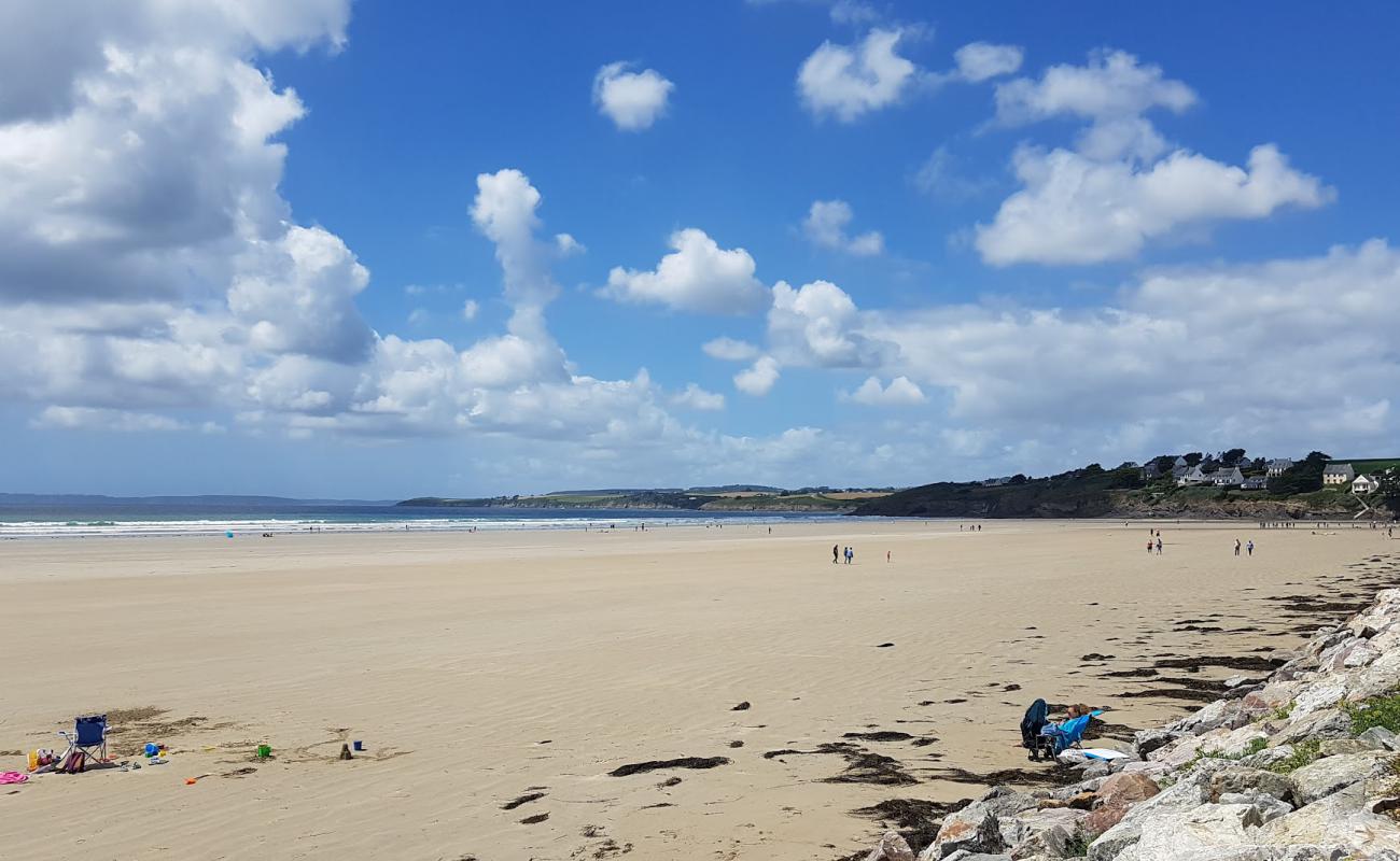 Photo de Plage de Pentrez avec sable fin gris de surface