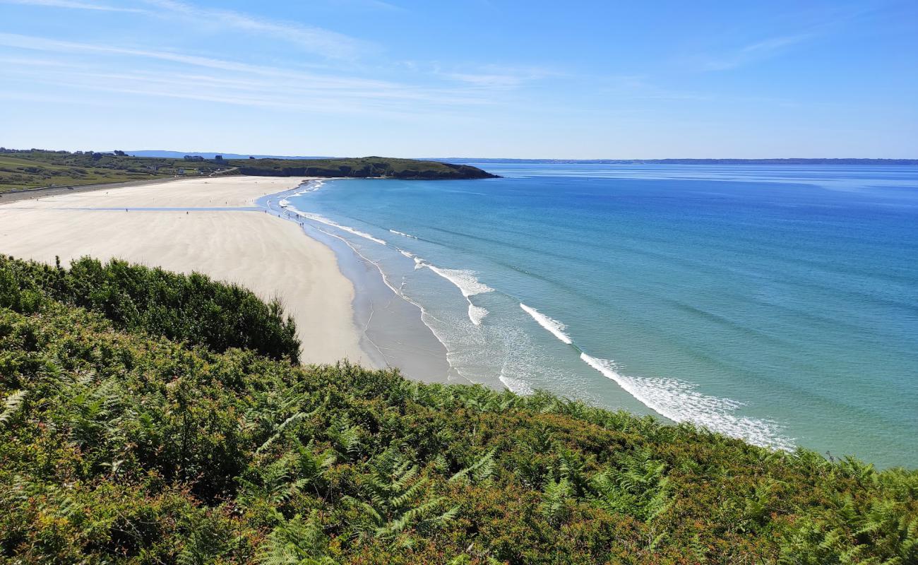 Photo de Plage de Trez-Bellec avec sable gris de surface