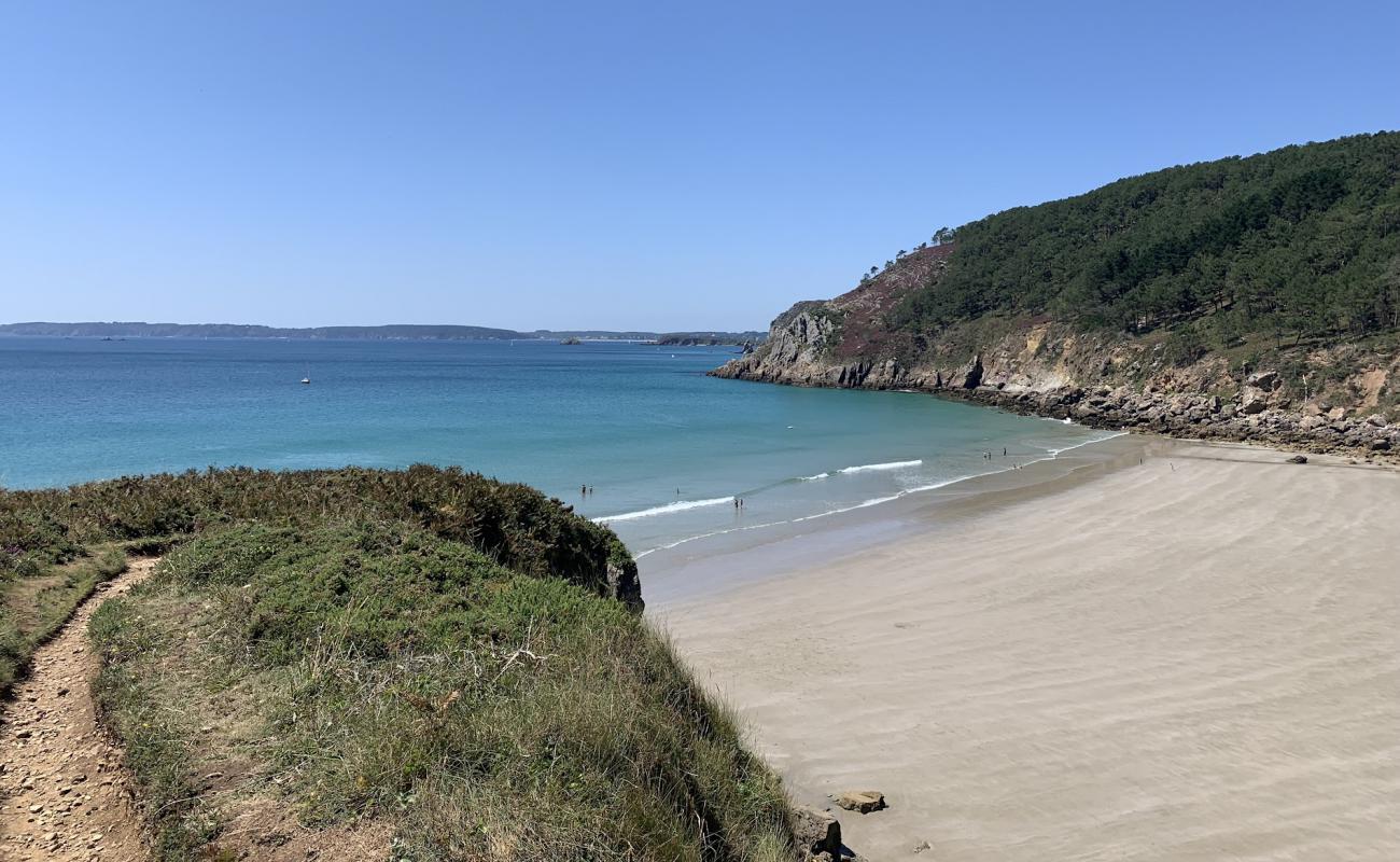 Photo de Trez Bihan Plage avec sable fin et lumineux de surface