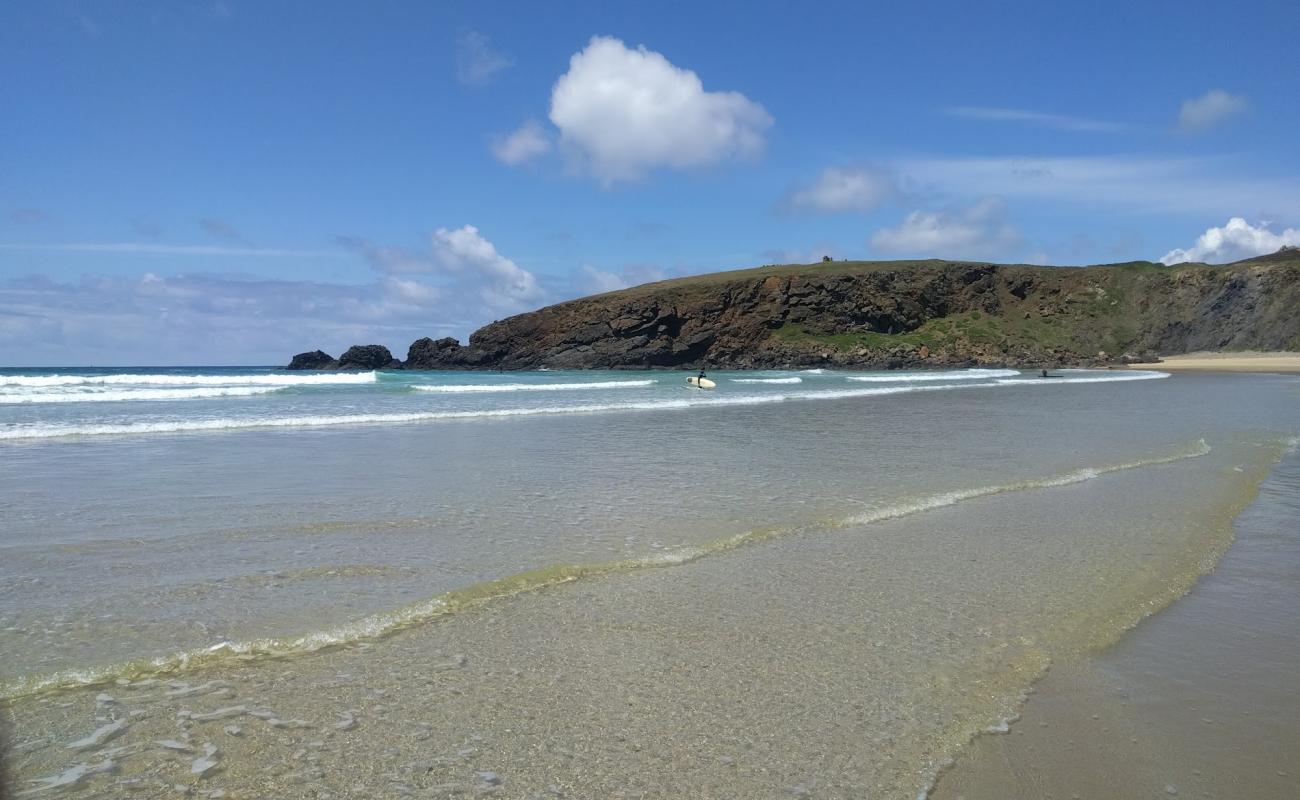 Photo de Plage de Lostmarc'h avec sable beige de surface