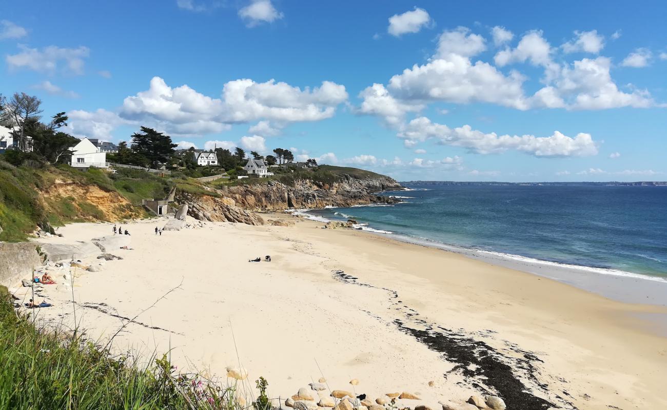 Photo de Plage de Tregana avec sable beige de surface