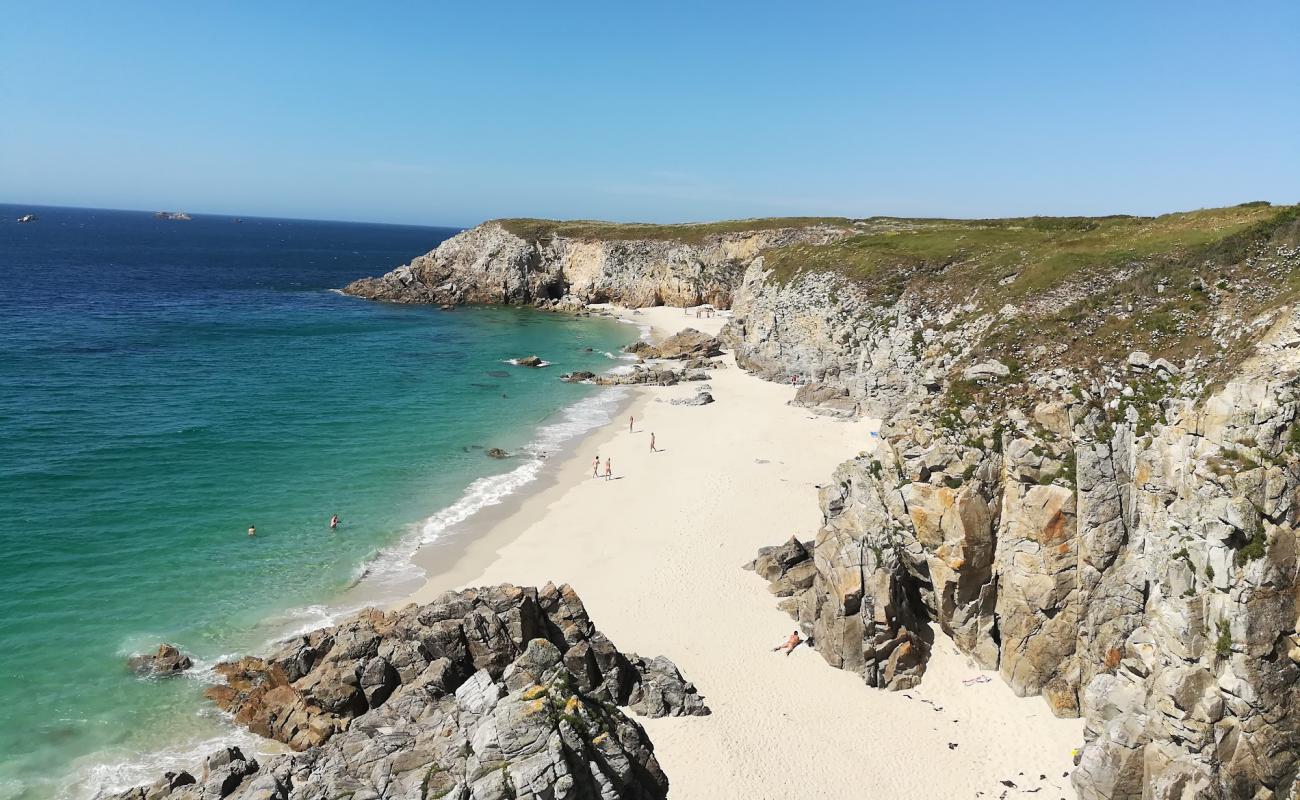Photo de Plage des Charettes avec sable beige de surface