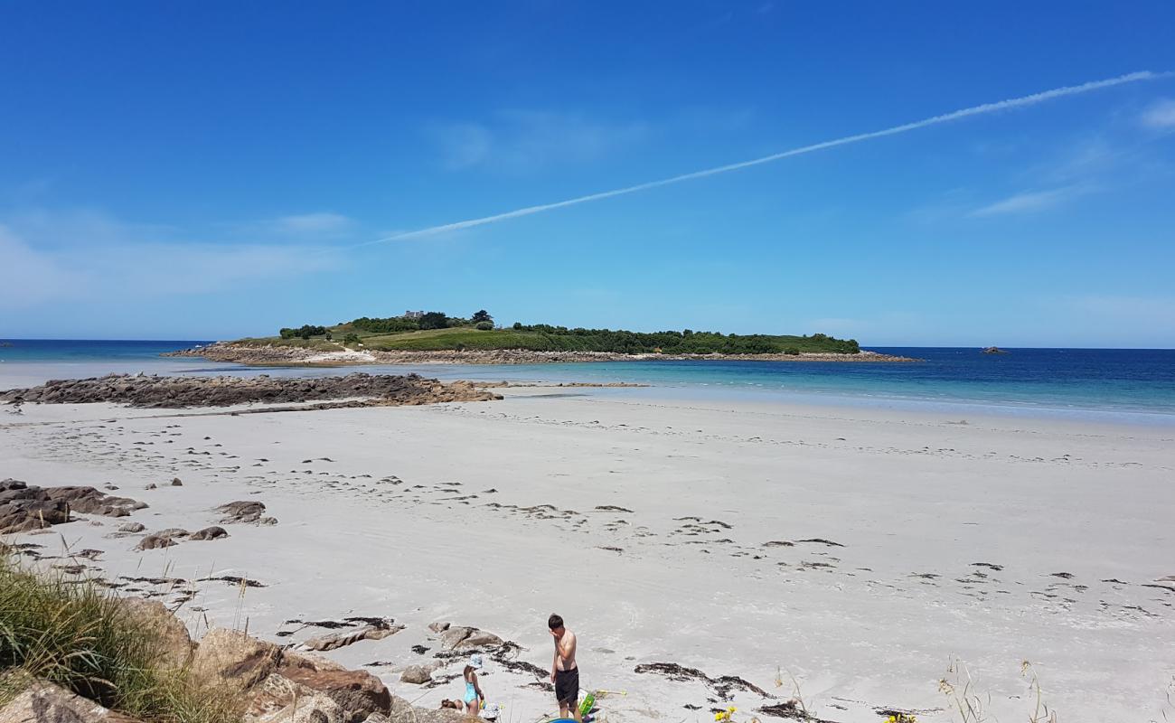 Photo de Plage de Dossen avec sable blanc de surface