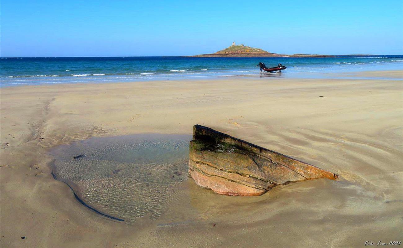 Photo de Plage de Saint-Maurice avec sable lumineux de surface