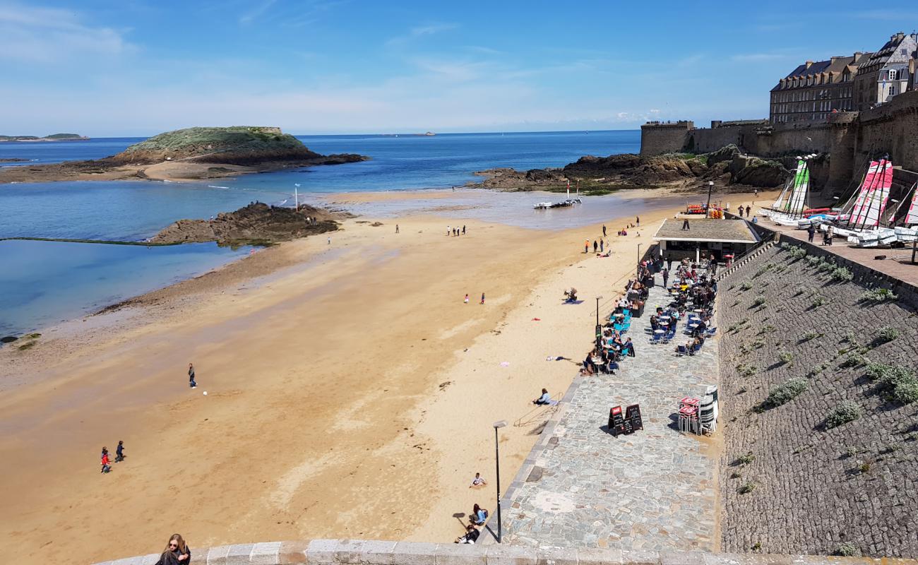 Photo de Plage du Mole avec sable beige de surface