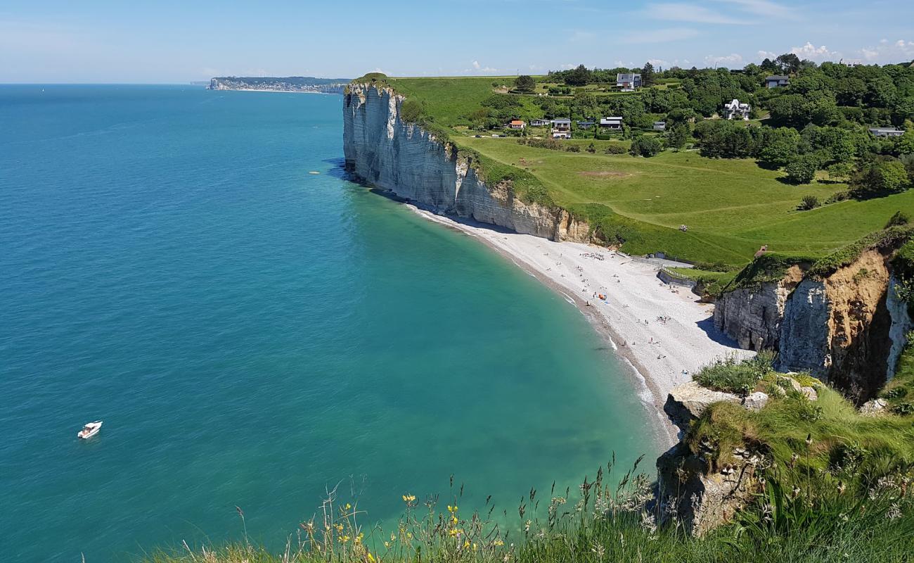 Photo de Plage De Vaucottes avec galets gris de surface