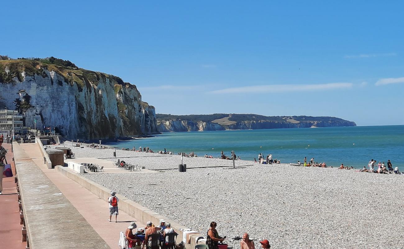 Photo de Plage de Dieppe avec galets gris de surface
