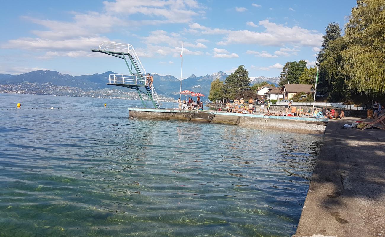 Photo de Plage Municipale avec galets gris de surface
