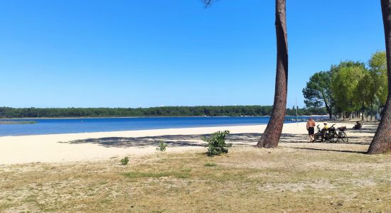 Plage du lac de Sanguinet