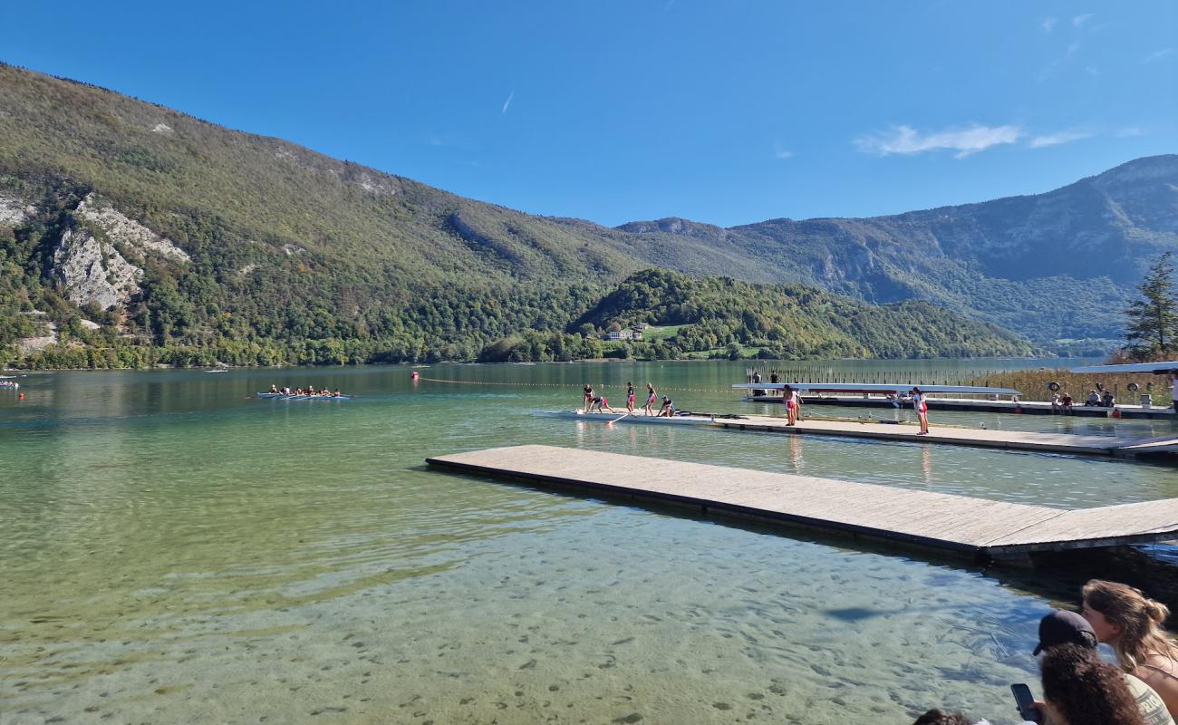 Photo de Plage de Bon Vent avec herbe de surface