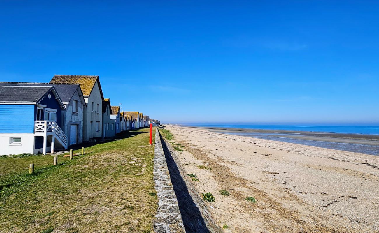 Photo de Plage de Ravenoville avec sable beige de surface